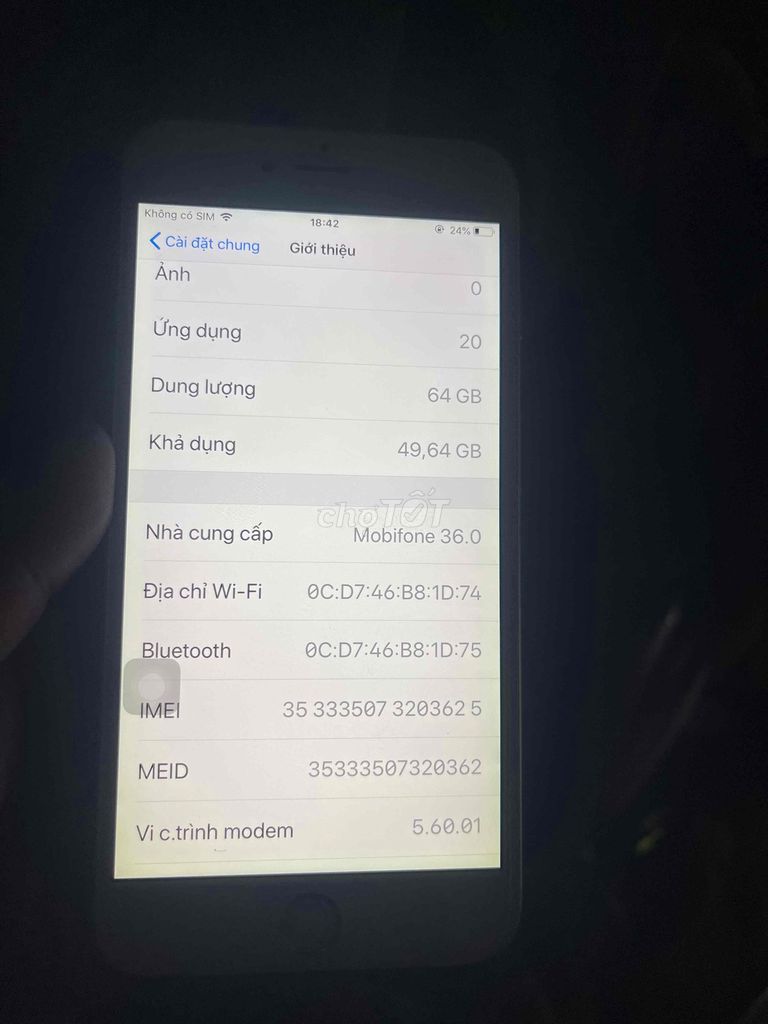 Apple iPhone 6S Plus 64GB Trắng. Mua bán Điện thoại tại Quận 8 Tp Hồ Chí Minh được đăng bởi Lâm Khang hình 1
