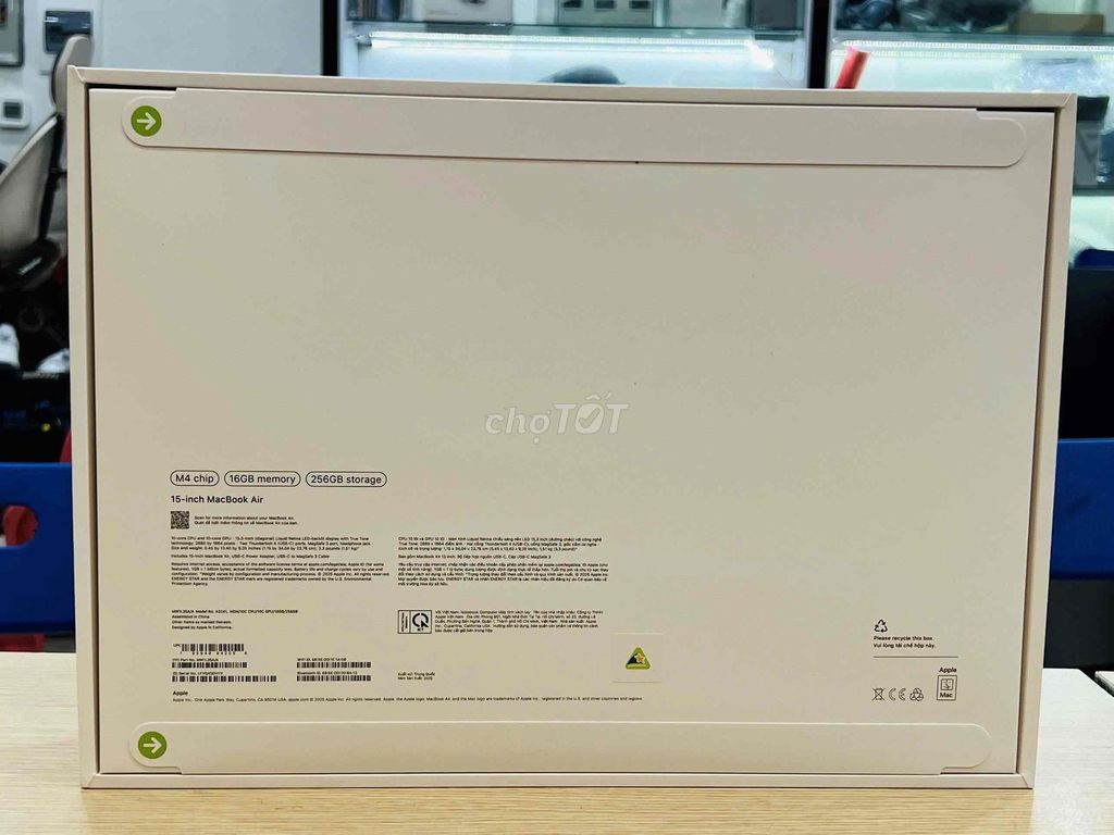 Apple Macbook Air 15 M4 10CPU 15 inch 16GB/256GB. Mua bán Laptop tại Quận Đống Đa Hà Nội được đăng bởi Ms Tuyền hình 1