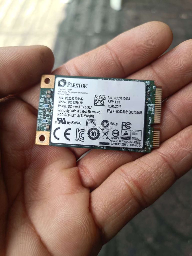 SSD PLEXTOR 128GB sử dụng tốt. Mua bán Linh kiện (RAM, Card...) tại Quận Gò Vấp Tp Hồ Chí Minh được đăng bởi nguyen nguyen hình 1