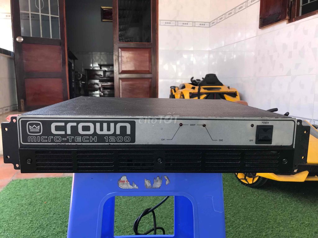 Cục đẩy công suất Crown Micro-Tech 1200 Đen. Mua bán Tivi, Âm thanh tại Huyện Đất Đỏ Bà Rịa - Vũng Tàu được đăng bởi Thiện Lành hình 1