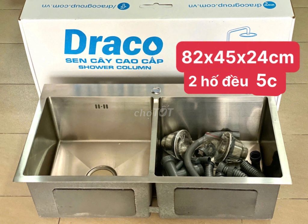 CHỐT NGAY! BỒN RỬA CHÉN INOX 304 GIÁ CHỈ TỪ 400K