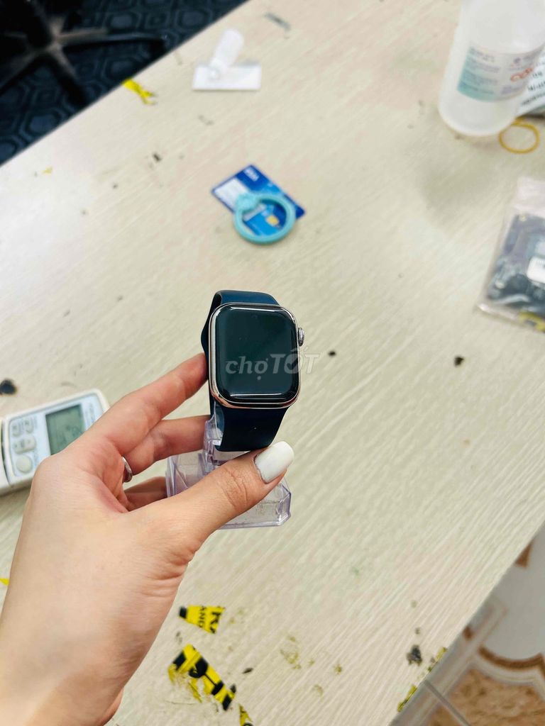 APPLE WATCH SERIES 9 41mm bản hermes Thép  ESIM. Mua bán Thiết bị đeo thông minh tại Huyện An Lão Hải Phòng được đăng bởi Nguyễn Anh hình 3