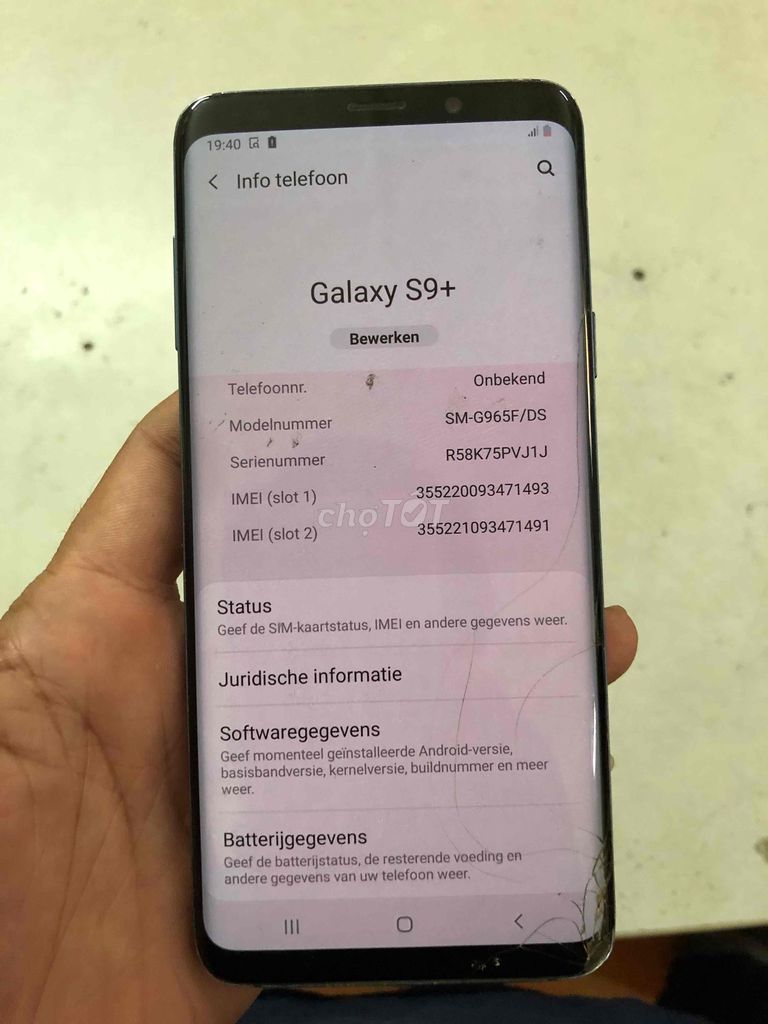 Samsung Galaxy S9+ Xám Đã dùng. Mua bán Điện thoại tại Quận Bình Thạnh Tp Hồ Chí Minh được đăng bởi Huy hình 1