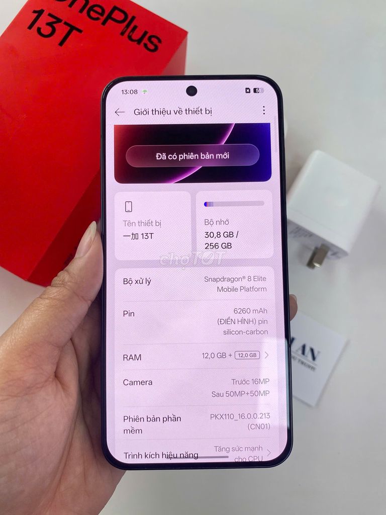 OnePlus 13T 256GB Đen. Mua bán Điện thoại tại Thành phố Thủ Đức Tp Hồ Chí Minh được đăng bởi Vĩnh An Mobile 44 Quang Trung hình 4