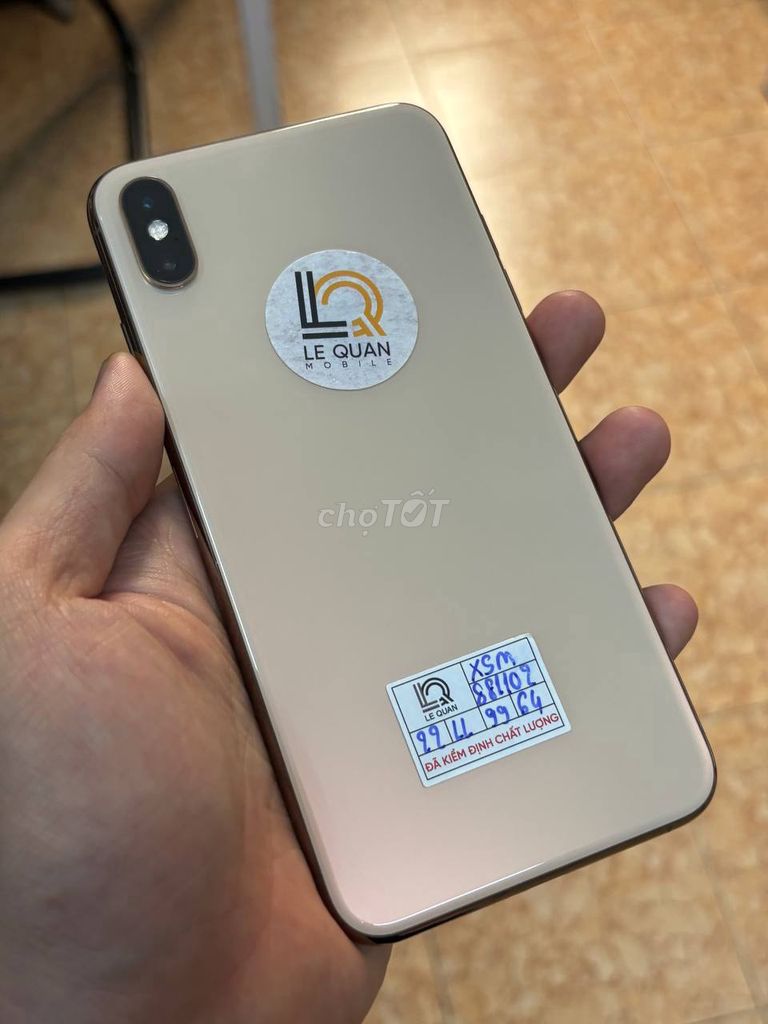 iPhone XS Max💎Gold tinh tế, đẹp bền theo thời gian. Mua bán Điện thoại tại Quận 10 Tp Hồ Chí Minh được đăng bởi Lê Quân Mobile hình 1