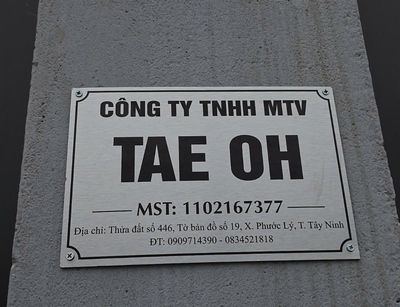 CÔNG TY TNHH MTV TAE OH logo