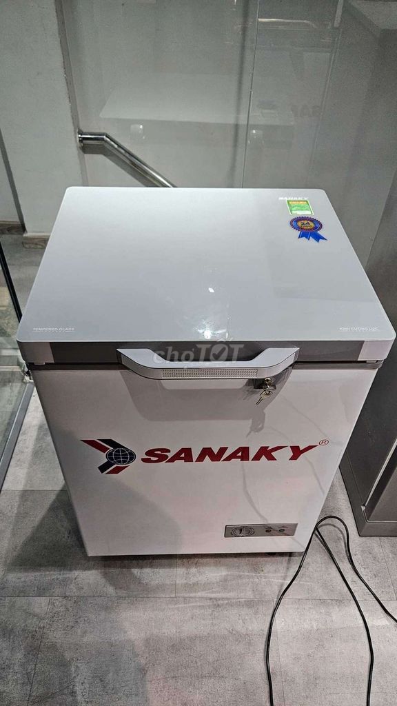 TL tủ đông Sanaky 100L còn mới sử dụg tốt bao ship