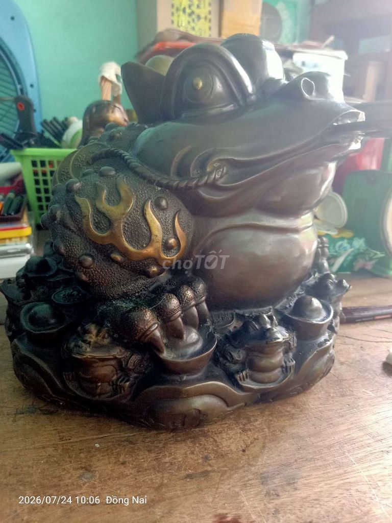 Cóc 3 chân ngậm tiền . Mua bán Đồ sưu tầm, đồ cổ tại Huyện Long Thành Đồng Nai được đăng bởi Vũ Đoàn  hình 1