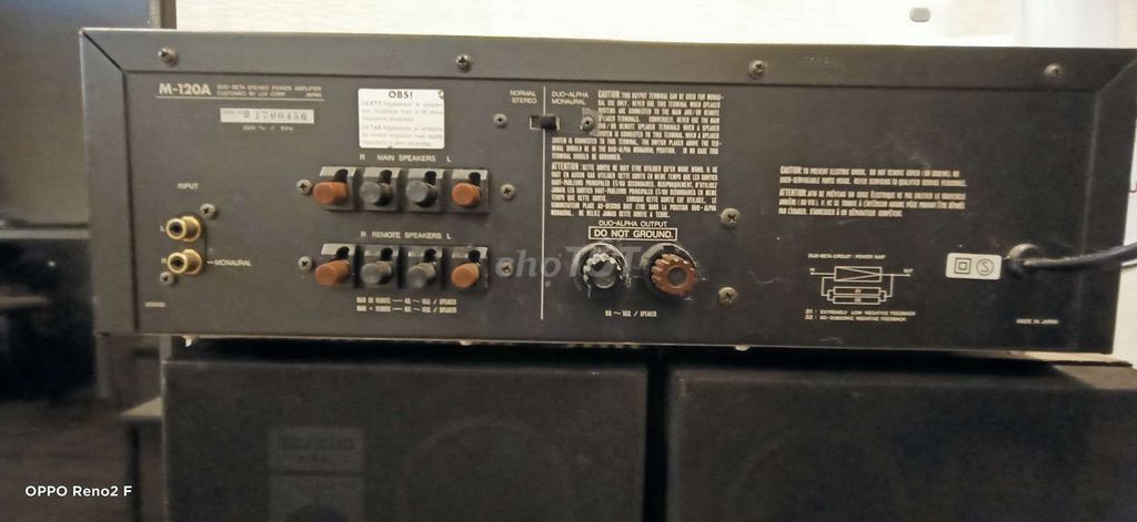AMPLY LUXMAN -M120A +CĂP LOA PIONEER S-X4G . Mua bán Tivi, Âm thanh tại Thành phố Bảo Lộc Lâm Đồng được đăng bởi Duynguyen hình 1
