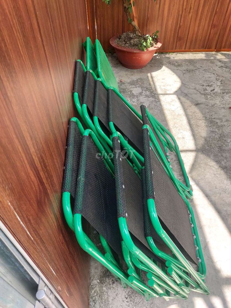 Ghế xếp kim loại, vải. Mua bán Bàn ghế tại Thị xã Long Mỹ Hậu Giang được đăng bởi Thuy Vy Coco hình 1