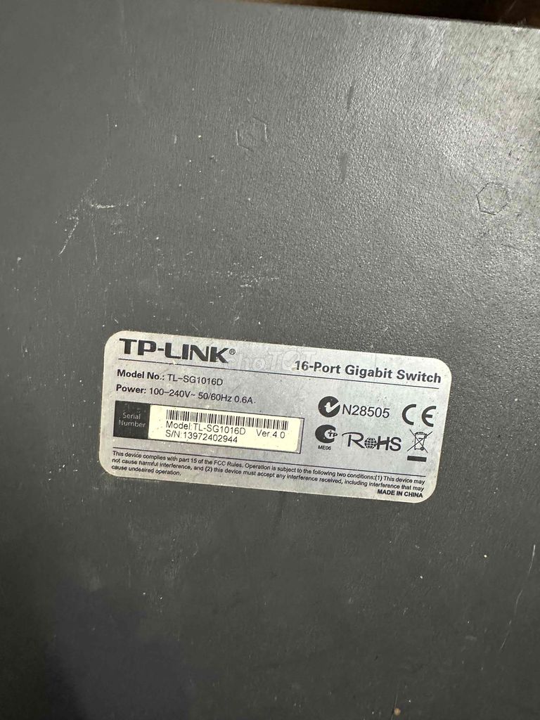 Thanh lý Switch Tp Link TL-SG1016D 16 cổng