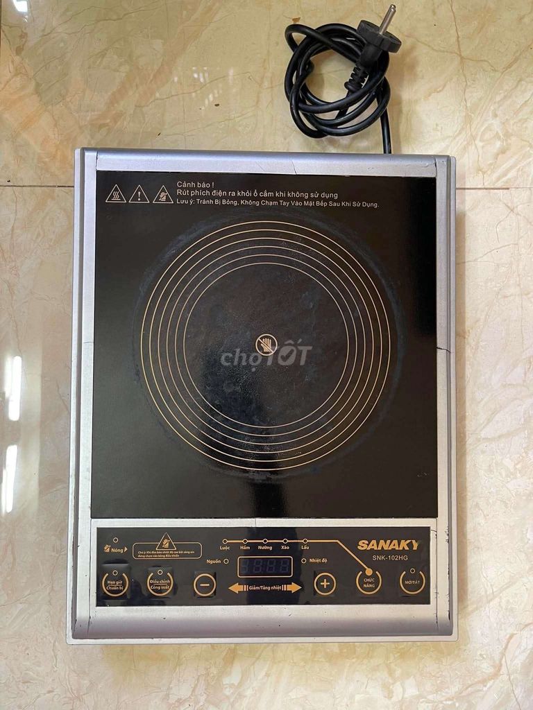 Bếp hồng ngoại Sanaky SNK-102HG Đen, Bạc. Mua bán Bếp, lò, đồ điện nhà bếp tại Quận Phú Nhuận Tp Hồ Chí Minh được đăng bởi Đông Khuê hình 1
