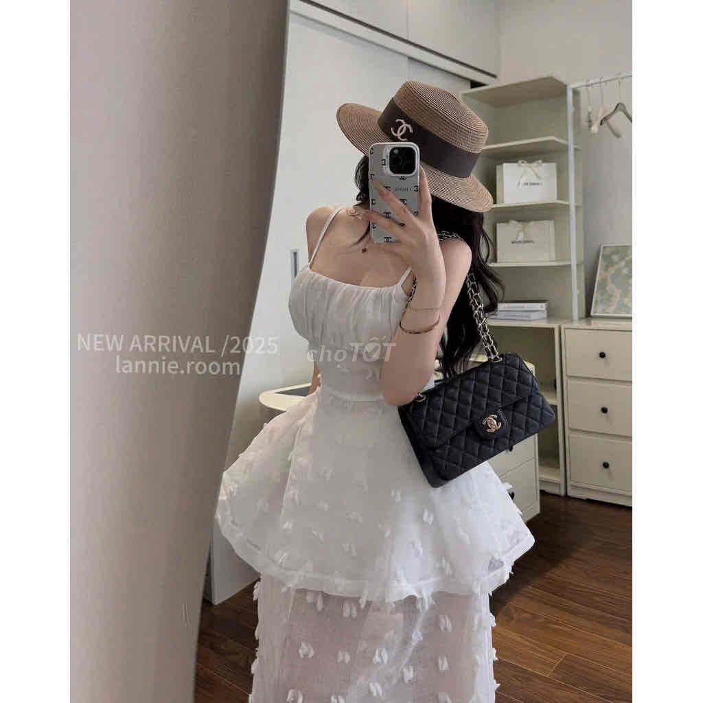 Set Bộ 2 Dây Ôm Chiết Eo Xoè Mix Chân Váy Dáng Dài. Mua bán Quần áo tại Thành phố Cẩm Phả Quảng Ninh được đăng bởi Hoàng Hoà hình 1