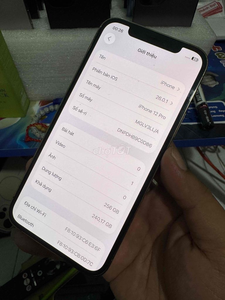 Apple iPhone 12 Pro 256GB Vàng Đã sử dụng. Mua bán Điện thoại tại Huyện Bình Chánh Tp Hồ Chí Minh được đăng bởi Lâm mobiphone hình 1