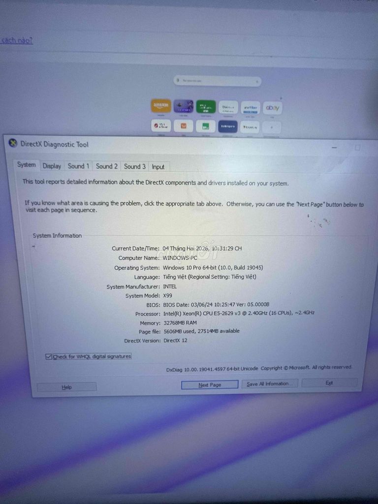 Máy tính để bàn Intel Xeon E5-2629 v3. Mua bán Máy tính để bàn tại Quận 8 Tp Hồ Chí Minh được đăng bởi Trần Cao Trí hình 1