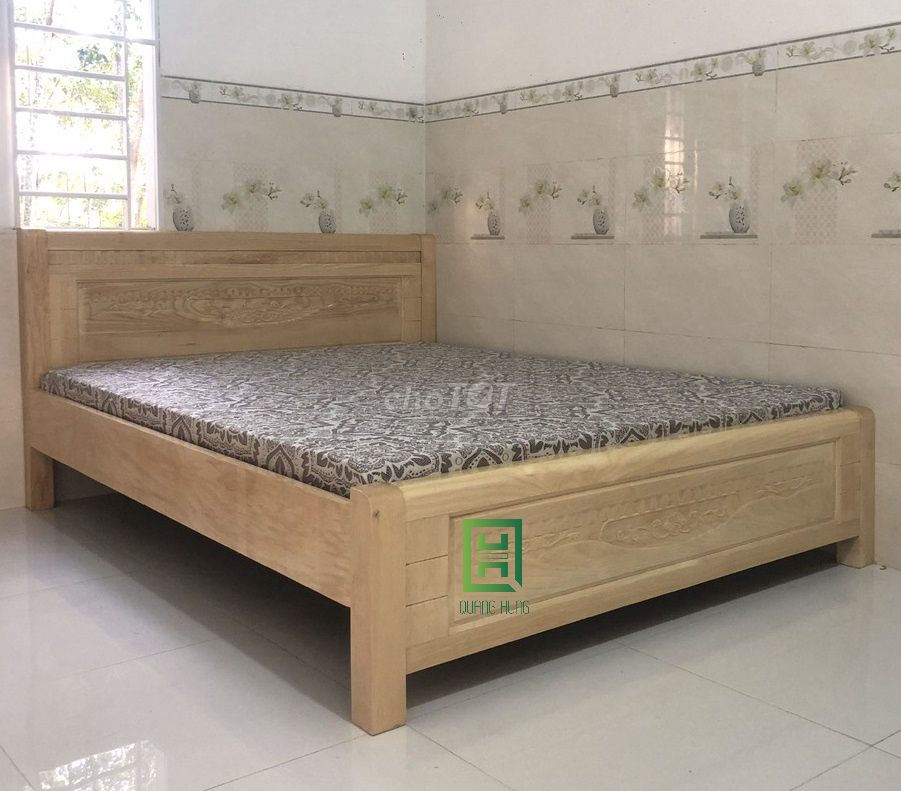GIƯỜNG GỖ SỒI GIÁ RẺ - GIƯỜNG GỖ SỒI CỨNG CÁP. Mua bán Giường, chăn ga gối nệm tại Thành phố Thủ Đức Tp Hồ Chí Minh được đăng bởi LÊ VĂN HÙNG hình 1