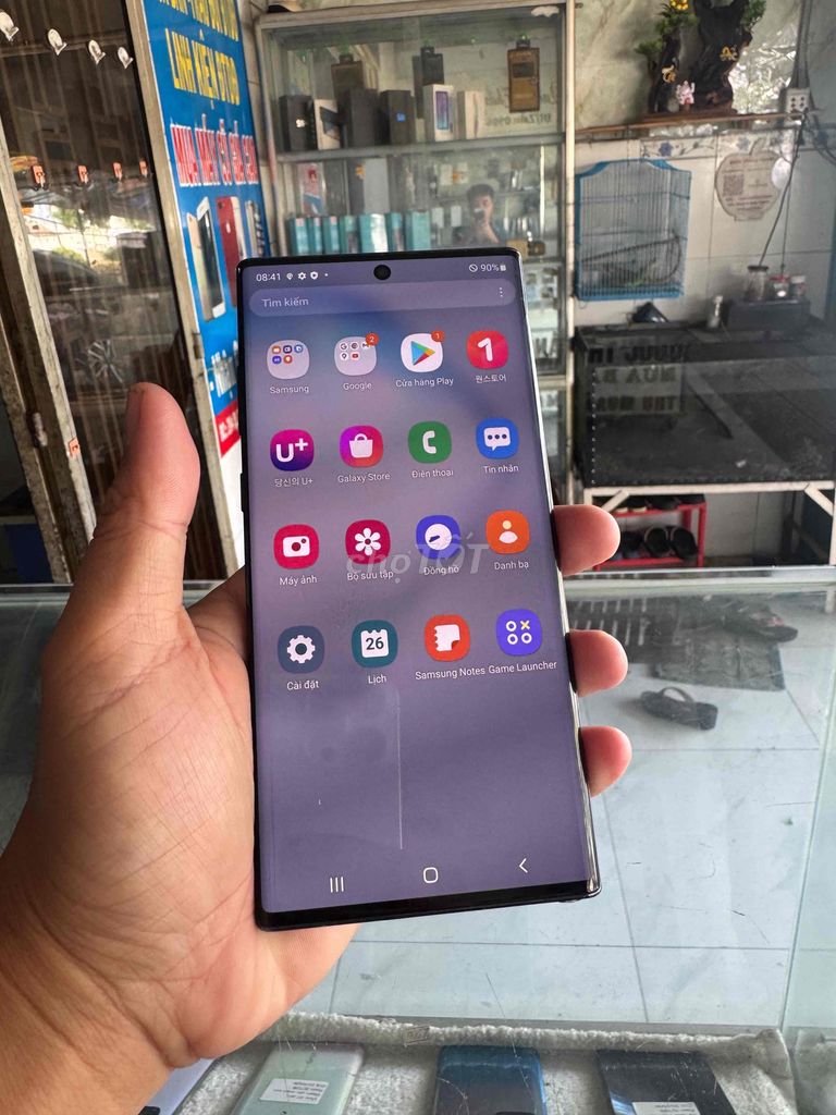 galaxy note 10plus 5G ram 12/256 màu xanh đen