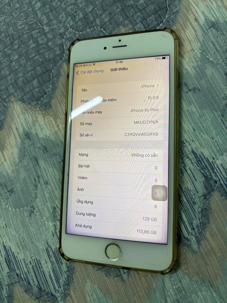 Apple iPhone 6s Plus 128GB Bạc Like New. Mua bán Điện thoại tại Quận Hai Bà Trưng Hà Nội được đăng bởi a long hình 1