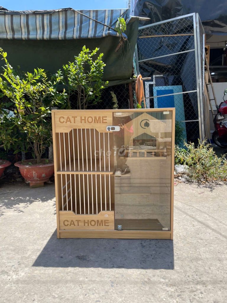 Nhà mèo Gỗ MDF. Mua bán Phụ kiện, Thức ăn, Dịch vụ tại Quận Bình Tân Tp Hồ Chí Minh được đăng bởi HÀNG THANH LÝ NỘI THẤT 268 hình 1