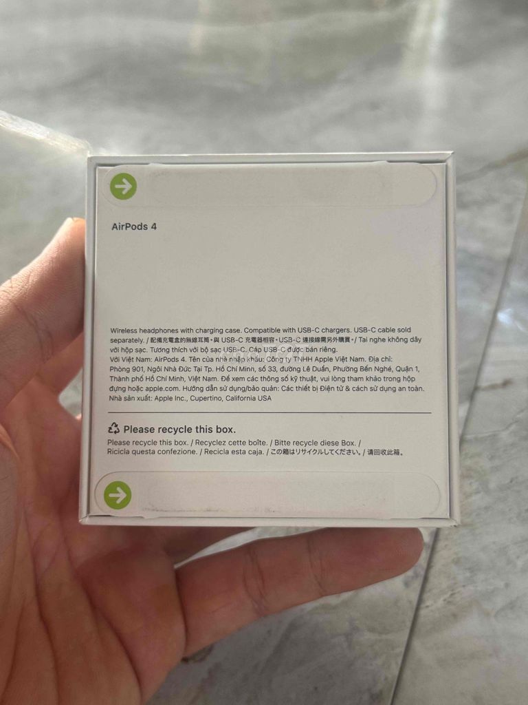 Tai nghe Bluetooth Apple AirPods 4 Trắng Nguyên se. Mua bán Tivi, Âm thanh tại Thành phố Phan Thiết Bình Thuận được đăng bởi nguyễn mai trọng tú hình 1