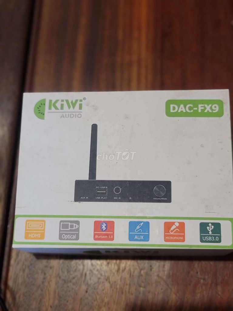 Bộ chuyển đổi âm thanh Kiwi Audio DAC-FX9 Đen. Mua bán Tivi, Âm thanh tại Thành phố Biên Hòa Đồng Nai được đăng bởi Nguyễn Văn Hòa  hình 1