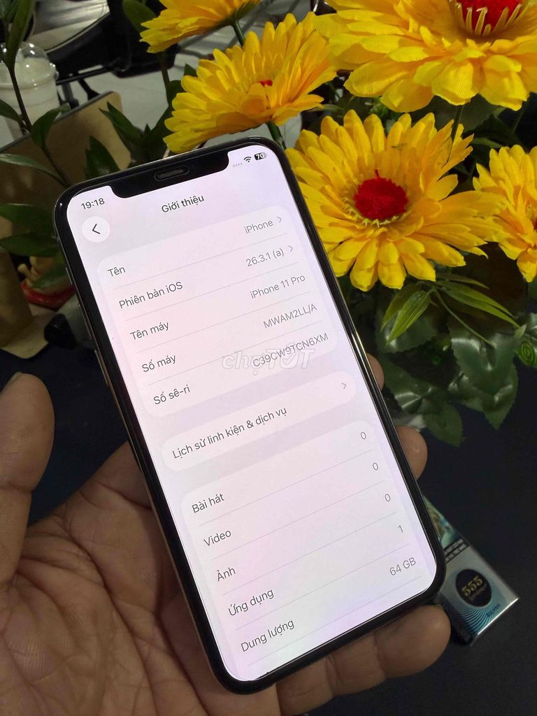 iPhone 11 Pro 64GB trắng  Đã dùng. Mua bán Điện thoại tại Thành phố Biên Hòa Đồng Nai được đăng bởi thanh hình 1