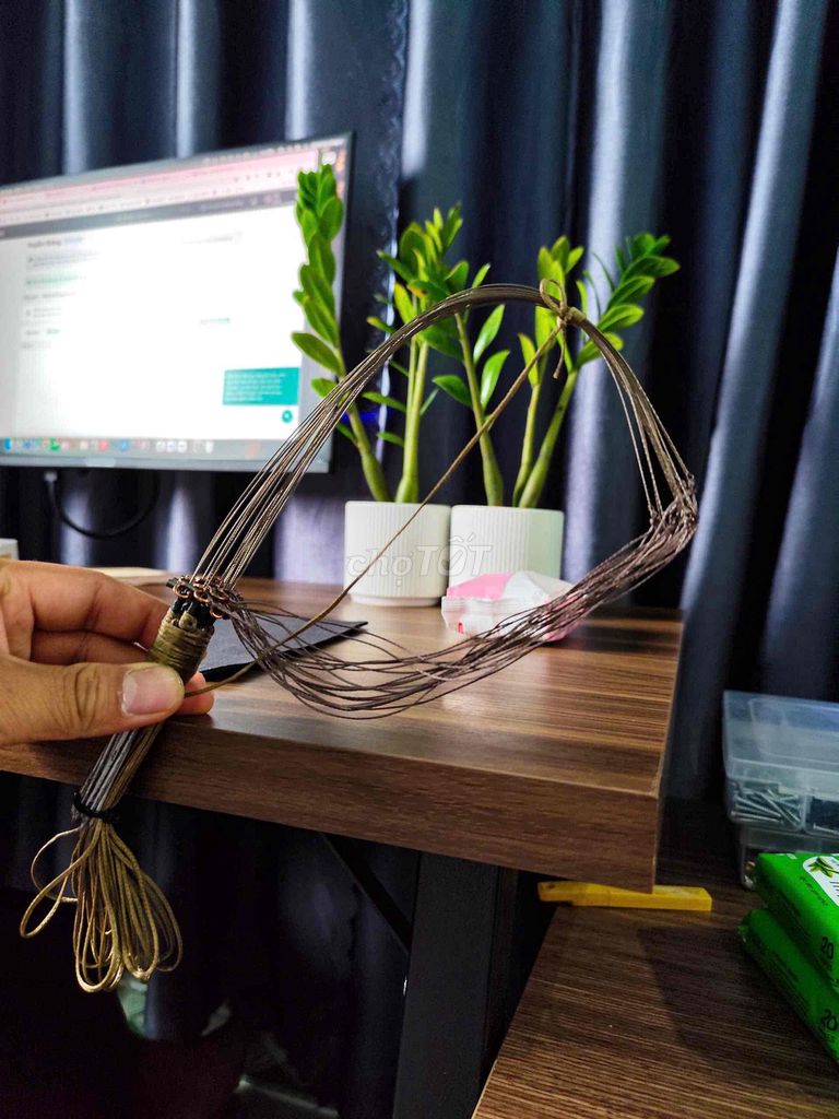 Giò gà - Cáp inox SE 4, khoen hàn đồng. Mua bán Phụ kiện, Thức ăn, Dịch vụ tại Huyện Lạc Dương Lâm Đồng được đăng bởi Hồ Như Hoan hình 1