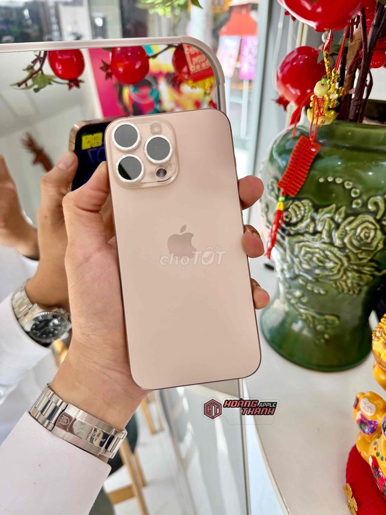 16 ProMax vàng sa mạc. Hỗ trợ góp chuẩn bị 2tr500.. Mua bán Điện thoại tại Thành phố Mỹ Tho Tiền Giang được đăng bởi Hoàng Thành Apple hình 1
