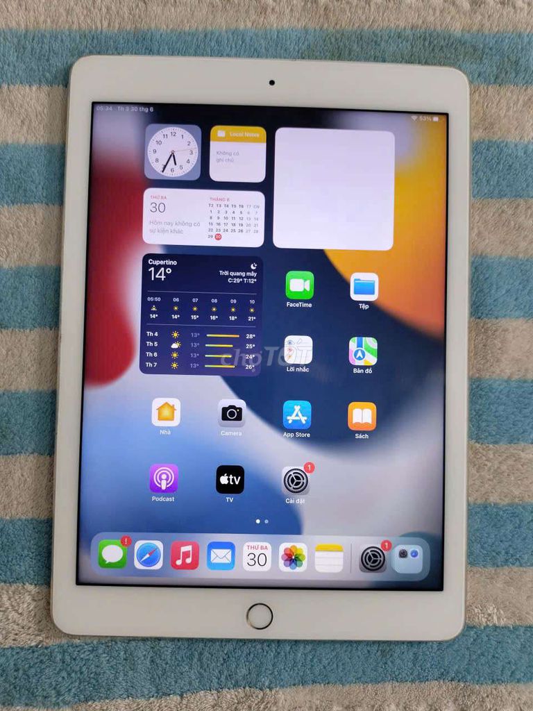Apple iPad air 2 Đẹp Zin Fun Như Hình. Mua bán Máy tính bảng tại Quận 12 Tp Hồ Chí Minh được đăng bởi Tuyết lâm hình 1