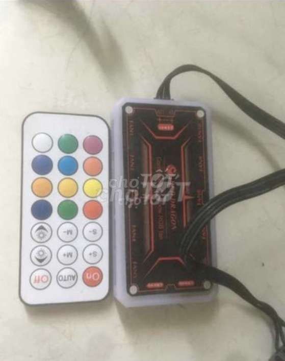 Hub + remote chỉnh led case Pc