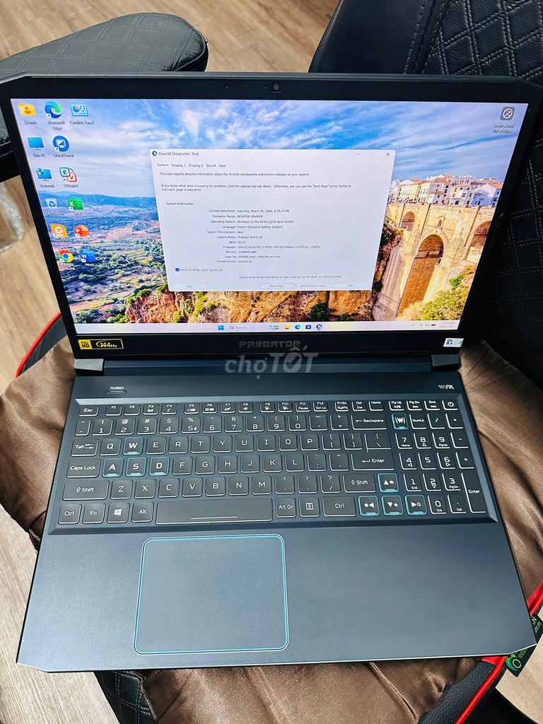 Acer Predator Helios 300 i7-9750H 15.6 inch. Mua bán Laptop tại Thành phố Thủ Đức Tp Hồ Chí Minh được đăng bởi Trần Ba hình 1