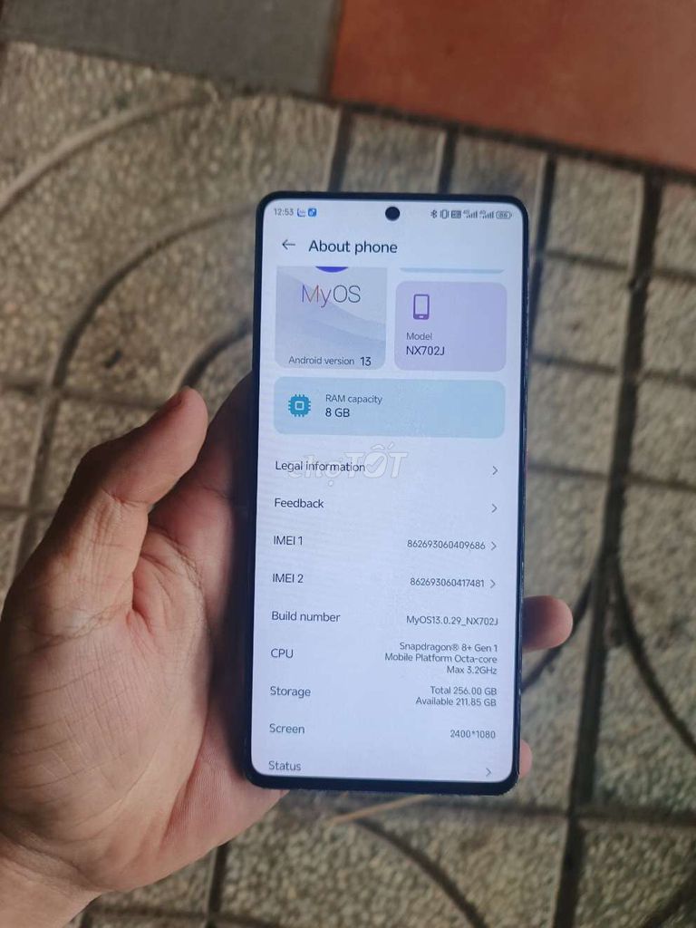 Nubia Z40S Pro Snap 8 plus gen 1. Mua bán Điện thoại tại Huyện Xuân Lộc Đồng Nai được đăng bởi nnp hình 1