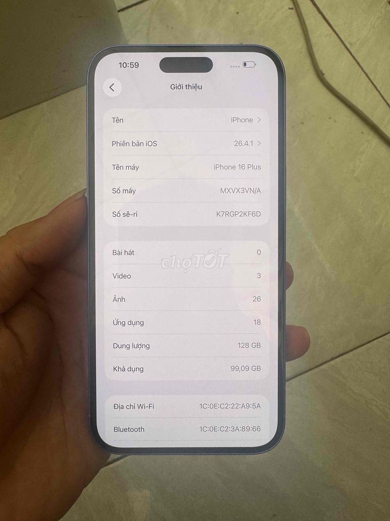 iPhone 16 Plus 128GB Xanh. Mua bán Điện thoại tại Thị xã Bến Cát Bình Dương được đăng bởi Khánh hình 1