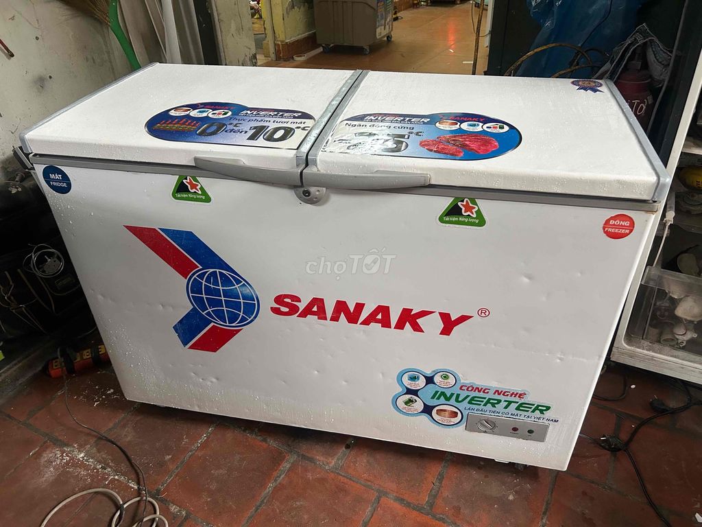 TỦ ĐÔNG SANAKY 360lít .2 chế độ ( đông và mát )