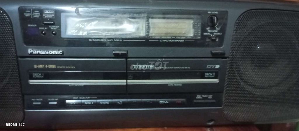 Đài cassette Panasonic ĐT9 Đen. Mua bán Tivi, Âm thanh tại Huyện Lạng Giang Bắc Giang được đăng bởi q hình 1