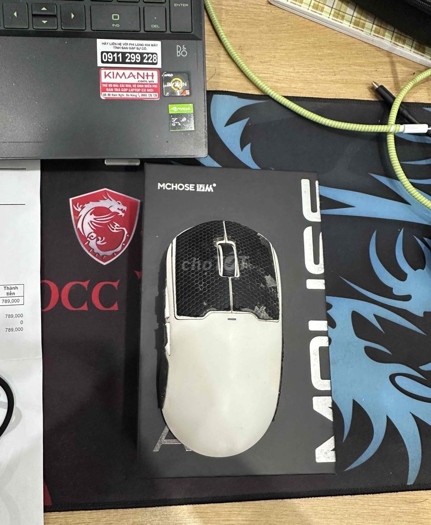 Chuột Gaming MChose A5 Pro Wireless. Mua bán Phụ kiện (Màn hình, Chuột...) tại Huyện Hòa Vang Đà Nẵng được đăng bởi Hoang Nguyen hình 1
