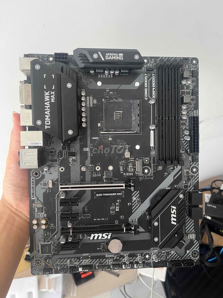 Mainboard MSI B450M Tomahawk Max AM4. Mua bán Linh kiện (RAM, Card...) tại Thành phố Vũng Tàu Bà Rịa - Vũng Tàu được đăng bởi minh nguyen hình 1