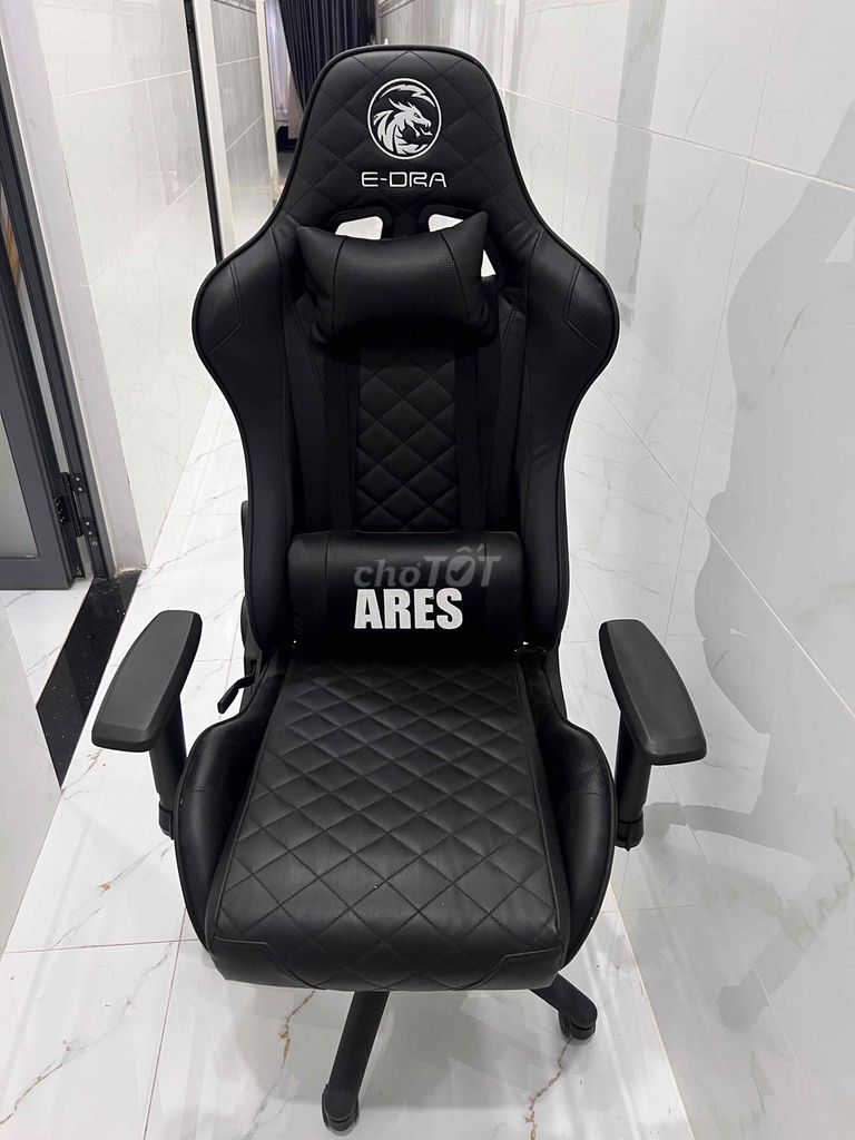 Ghế gaming E-Dra Ares Da Đen. Mua bán Bàn ghế tại Thành phố Mỹ Tho Tiền Giang được đăng bởi Đỗ Thanh Tùng hình 1