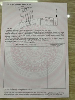 Chính chủ cần bán gấp đất thổ cư xây dựng ngay. Mua bán đất tại Quận 12 Tp Hồ Chí Minh được đăng bởi bùi thị thêu