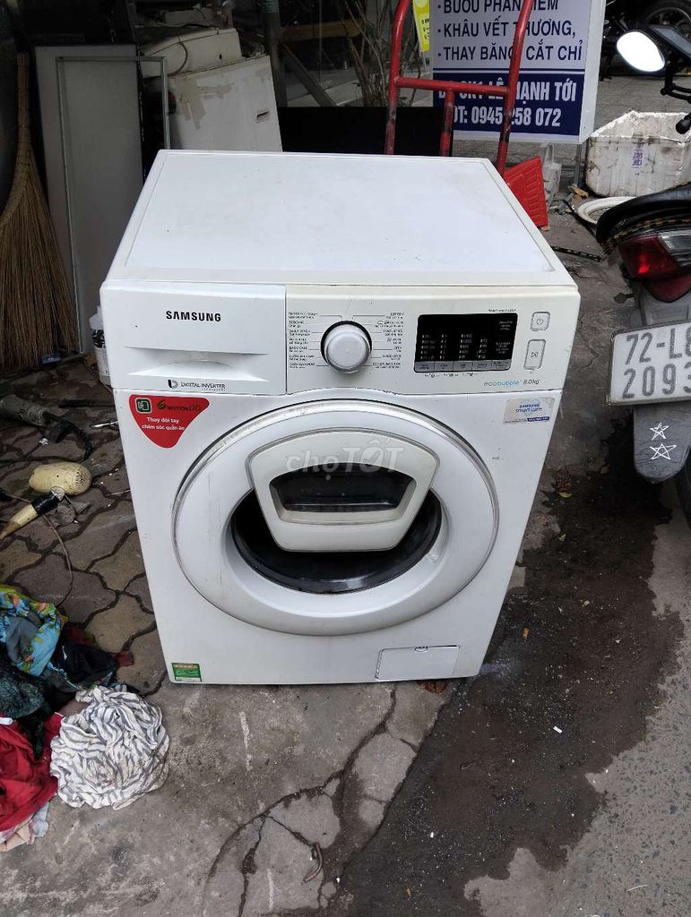 Máy giặt Samsung 8kg Cửa ngang. Mua bán Máy giặt tại Thành phố Vũng Tàu Bà Rịa - Vũng Tàu được đăng bởi Minh Hà hình 1