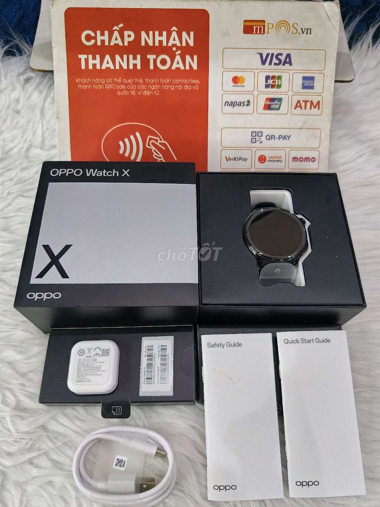 Oppo Watch X Đen 99.9% full box bảo hành 26/2/2027. Mua bán Thiết bị đeo thông minh tại Quận Tân Phú Tp Hồ Chí Minh được đăng bởi Phan Tấn SmartWatch hình 1