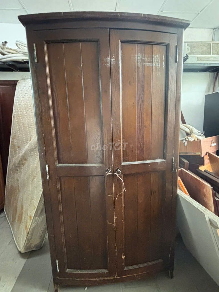 Tủ quần áo gỗ thông 60x100x190cm. Mua bán Tủ, kệ gia đình tại Quận Bình Thạnh Tp Hồ Chí Minh được đăng bởi Huỳnh Tấn Lộc hình 1