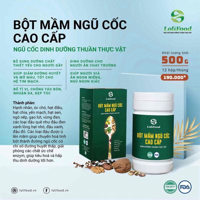 Mầm ngũ Cốc Cao cấp Các loại hạt Lolifood. Mua bán Đồ ăn, thực phẩm và các loại khác tại Quận 7 Tp Hồ Chí Minh được đăng bởi Lê Vân