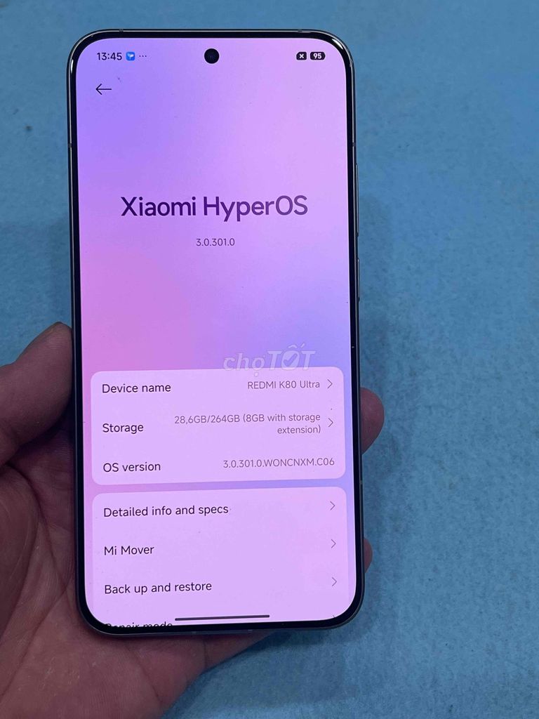 Xiaomi Redmi K80 Ultra 256GB Đen. Mua bán Điện thoại tại Quận Hoàng Mai Hà Nội được đăng bởi Nguyennoi hình 1