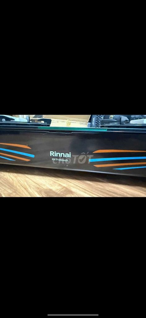 Bếp ga đôi Rinnai RV-715Slim Đen. Mua bán Bếp, lò, đồ điện nhà bếp tại Thành phố Đà Lạt Lâm Đồng được đăng bởi UY VŨ hình 1