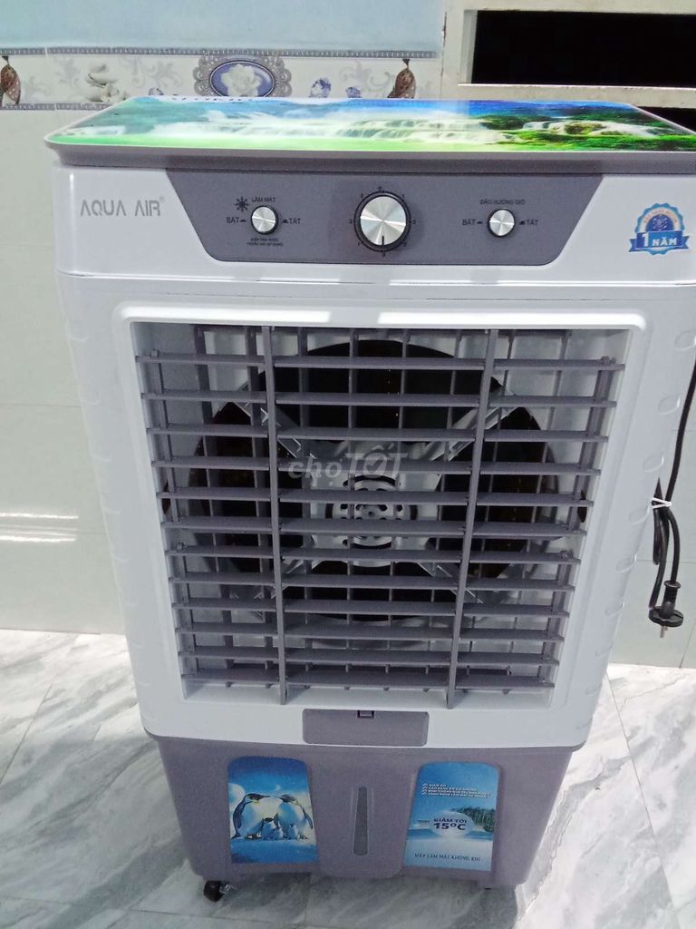 Quạt làm mát AQUA AIR 80 lít Trắng xám. Mua bán Quạt tại Thị xã Bến Cát Bình Dương được đăng bởi sóc hình 1