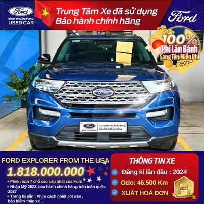 Ford Explorer 2024 - 46500 km. Mua bán Ô tô tại Thành phố Phan Thiết Bình Thuận được đăng bởi Nguyễn Thị Mỹ Hảo
