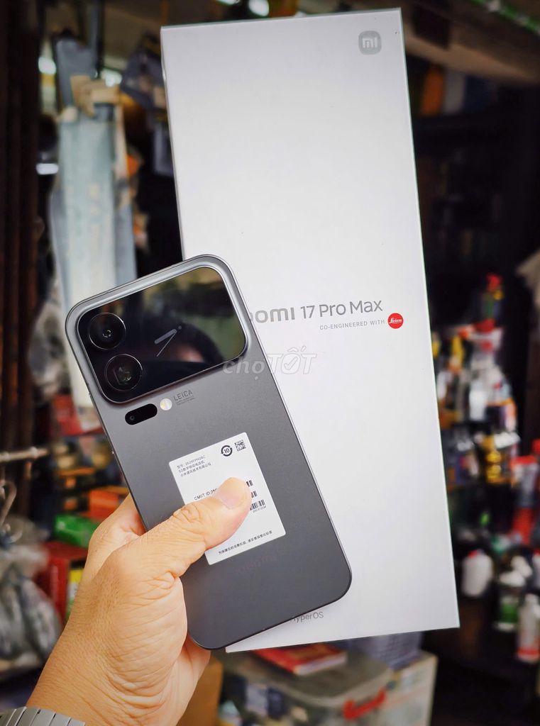 Xiaomi Mi 17 Pro Max Đen 16.512Gb Cận 99% Fullbox. Mua bán Điện thoại tại Quận 5 Tp Hồ Chí Minh được đăng bởi Trải Nghiệm Phone hình 1