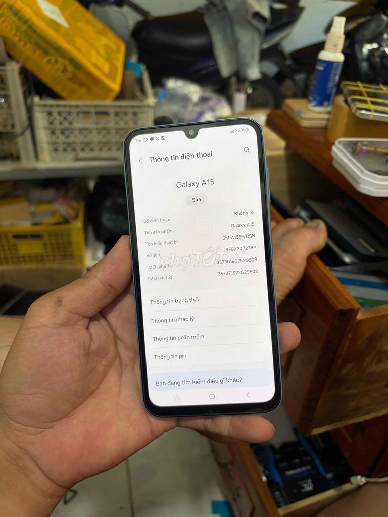 Samsung Galaxy A15 128GB Xanh 8GB may zin đep. Mua bán Điện thoại tại Thành phố Vị Thanh Hậu Giang được đăng bởi máy củ giá tốt  hình 1