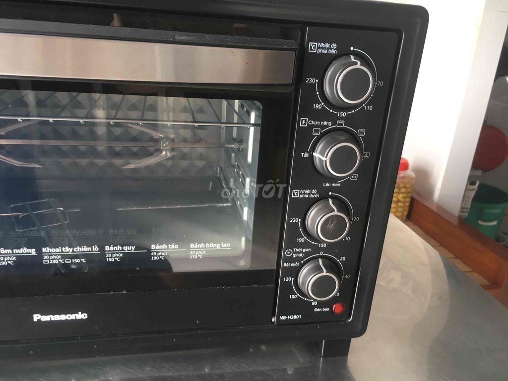 Lò nướng Panasonic NB-H3801 Đen. Mua bán Bếp, lò, đồ điện nhà bếp tại Huyện Tam Bình Vĩnh Long được đăng bởi Hoàng Duy hình 1